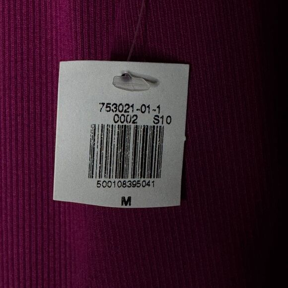 NEW Old Navy Fitted Rib-Knit Square-Neck Midi Side Slit Maxi Dress Size Medium - Picture 3 of 11